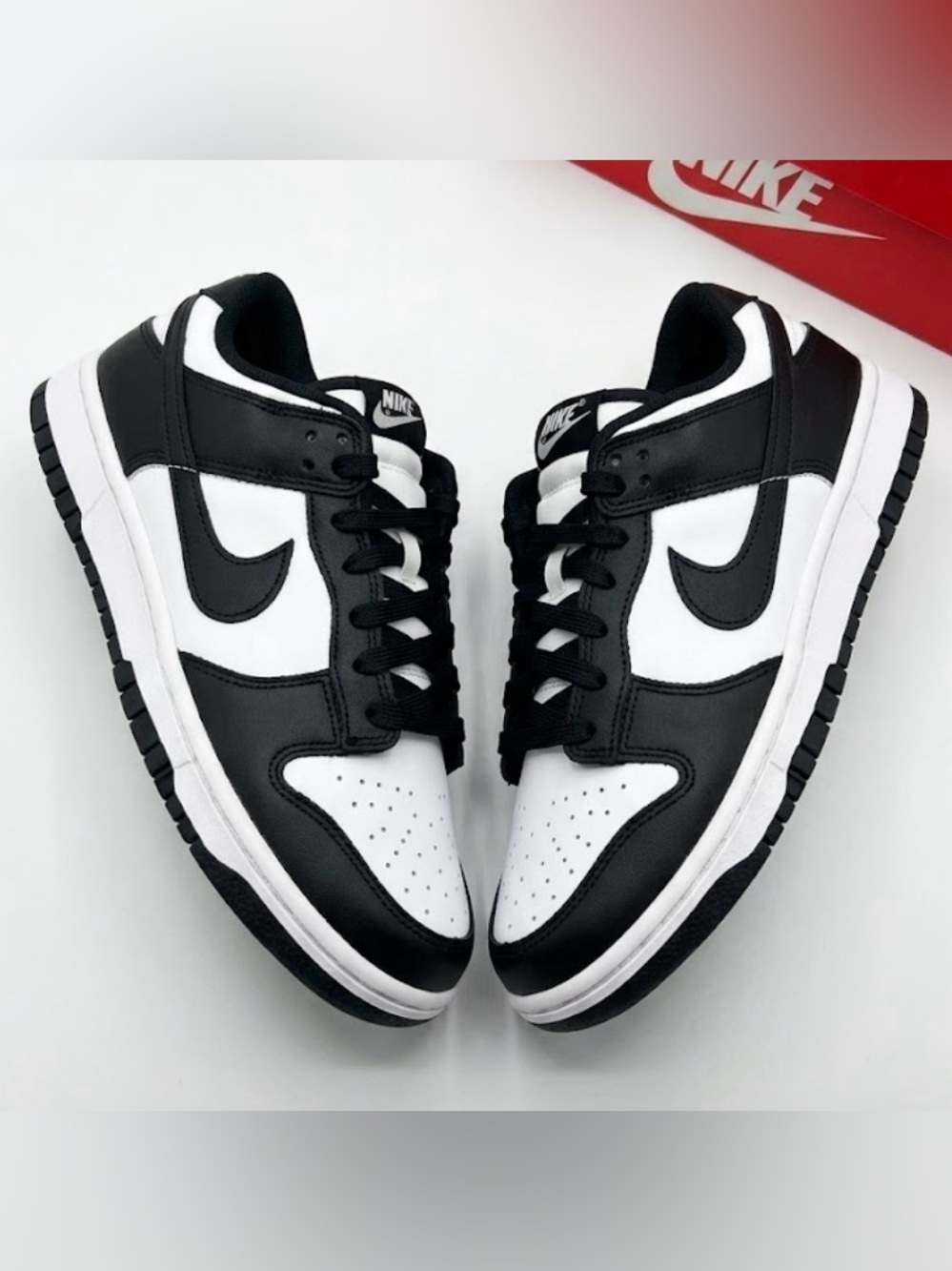 Brand New Nike Dunks Black and White Low-Top Sneakers